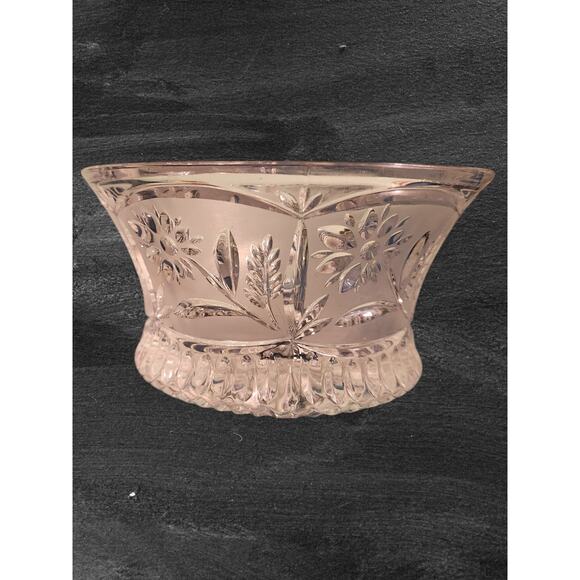 None and/or Unknown Other - Vintage Glass Candy Dish – Elegant Floral Design0